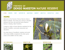 Tablet Screenshot of dm-naturereserve.org.uk